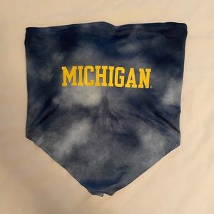 Michigan Bandana Tie Top